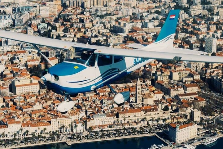 Roman Route Panoramic Flight Over Brač & Hvar — Zlatni Rat to Stari Grad Plain photo 2