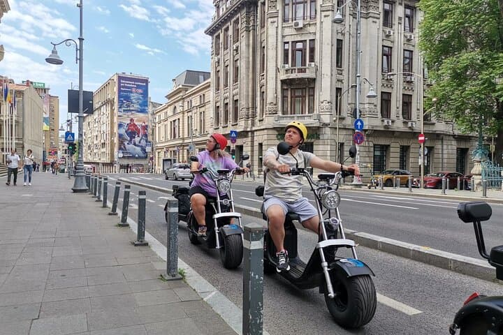 Electric Scooter Tour of Bucharest: Lipscani, Palace of Parliament & Revolution Square photo 2