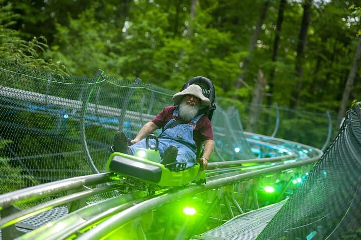 Moonshine Mountain Coaster Ride in Gatlinburg — Driver-Controlled Mountain Coaster Experience