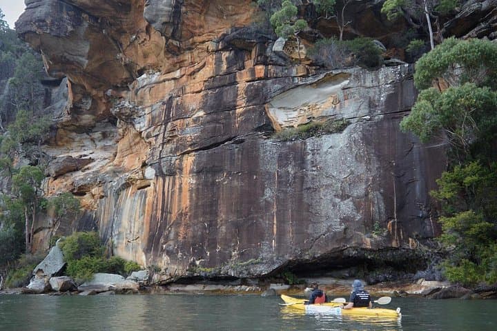 Cowan Creek Lunch Paddle to Aboriginal Rock Art on the Hawkesbury photo 2