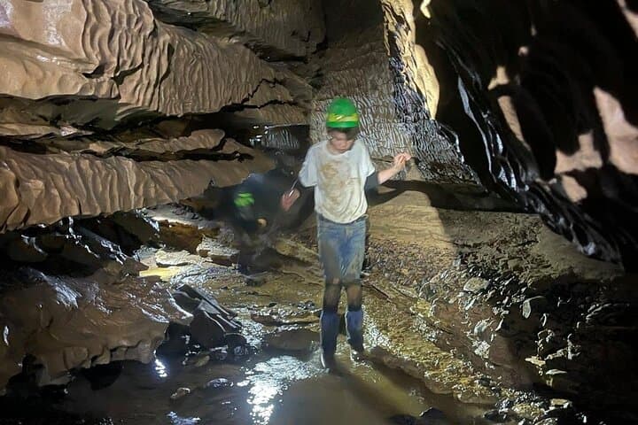 Wild Cave Adventure Tour at Bryant Mountain: Underground Waterfalls & Rimstone Pools photo 5