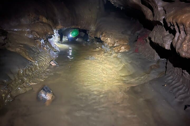 Wild Cave Adventure Tour at Bryant Mountain: Underground Waterfalls & Rimstone Pools photo 6