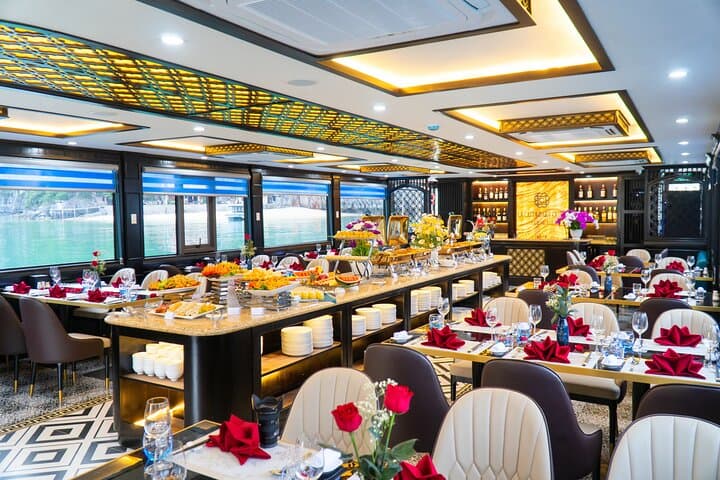 Luxury Day Cruise in Ha Long Bay: Sung Sot Cave, Titov Island & Kayaking photo 6