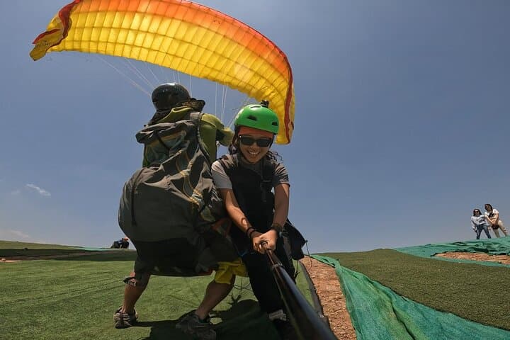 Tandem Paragliding Over Hanoi: 655m Flights Above Mountains, Fields & Villages photo 4