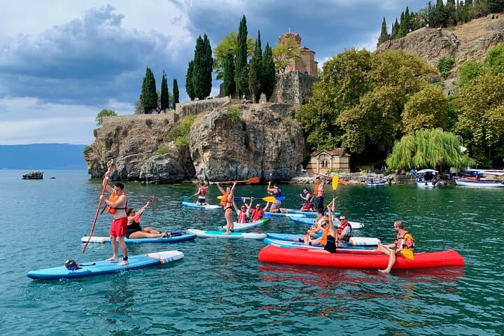 Paddle Lake Ohrid: SUP Tour to Hidden Coves, Monasteries & Endemic Life photo 4