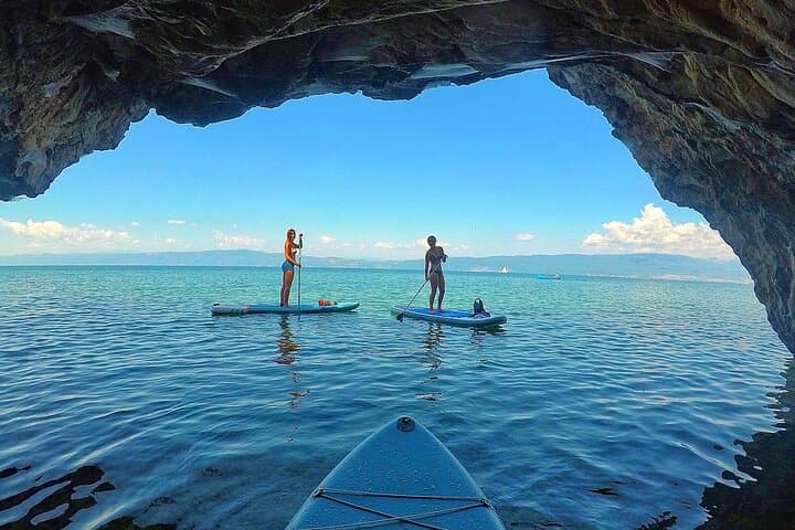 Paddle Lake Ohrid: SUP Tour to Hidden Coves, Monasteries & Endemic Life