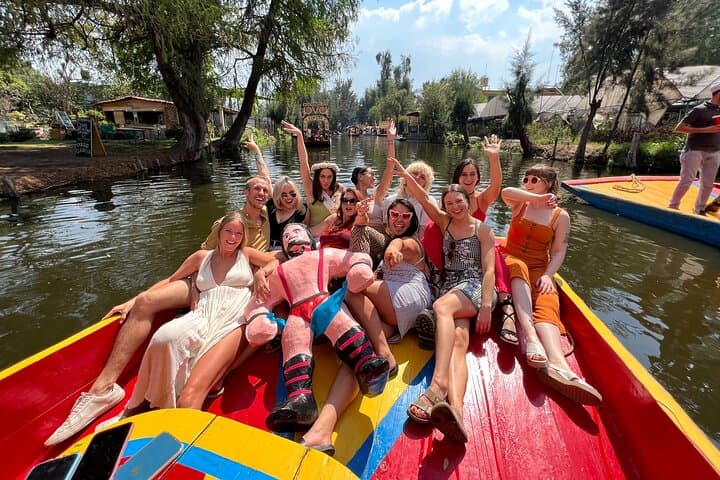 Xochimilco Trajinera Party: Guacamole Contest, Mariachi & Unlimited Drinks photo 3