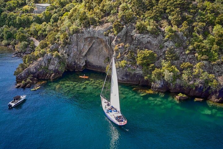 Sail to the Māori Rock Carvings on Lake Taupō — Taupo Sailing Adventures photo 4