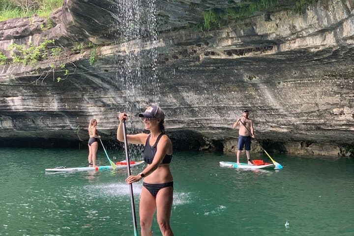 Eureka Springs Guided Eco Tour: SUP Along Limestone Bluffs and Waterfalls photo 2