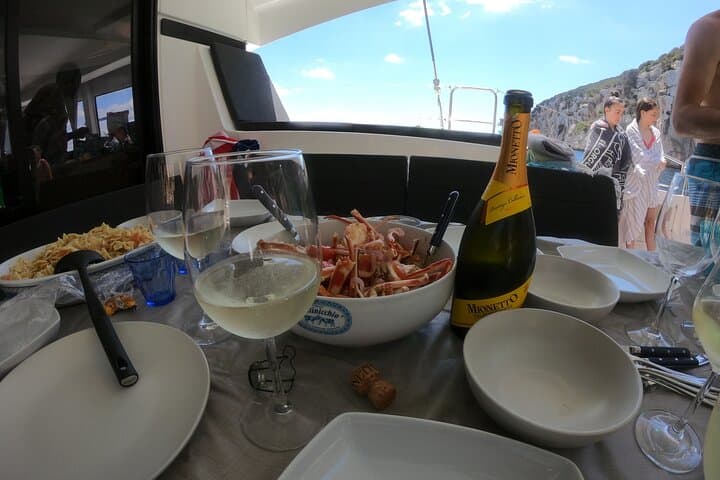 Sardinia Catamaran Day Trip from Alghero: Porto Conte & Capo Caccia Coves photo 4