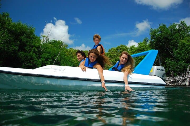 Speed Boats Through Nichupté Lagoon & Punta Nizuc Snorkel Tour