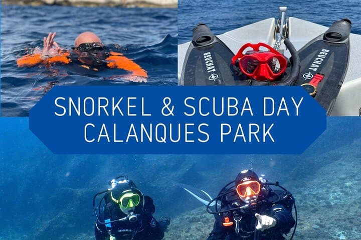 Full-Day Snorkeling and Guided Dive in the Calanques National Park from Marseille — Boat Trip to Turquoise Coves