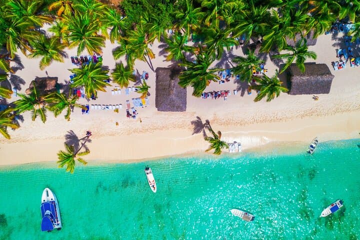 Saona VIP: Three-Beach Boat Trip from Bayahibe with Lunch & Turtle Sanctuary