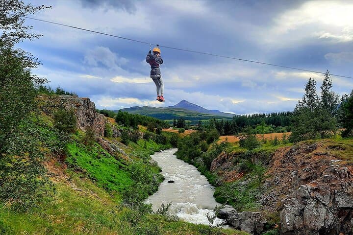 Zipline Through Glerárgil Canyon: Akureyri’s Urban Wilderness Adventure