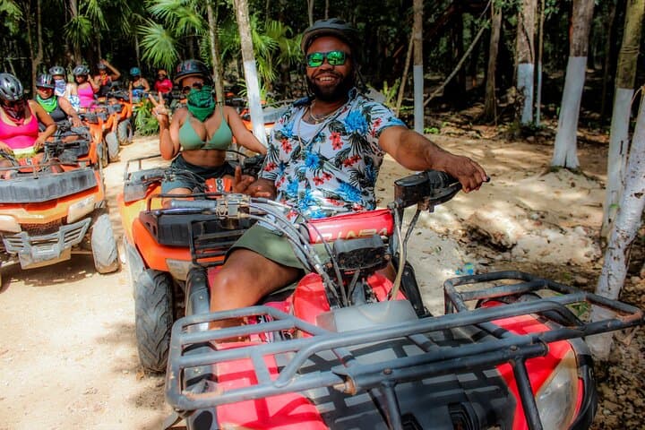 Half-Day Cancun ATVs, Ziplines & Cenote Park Adventure