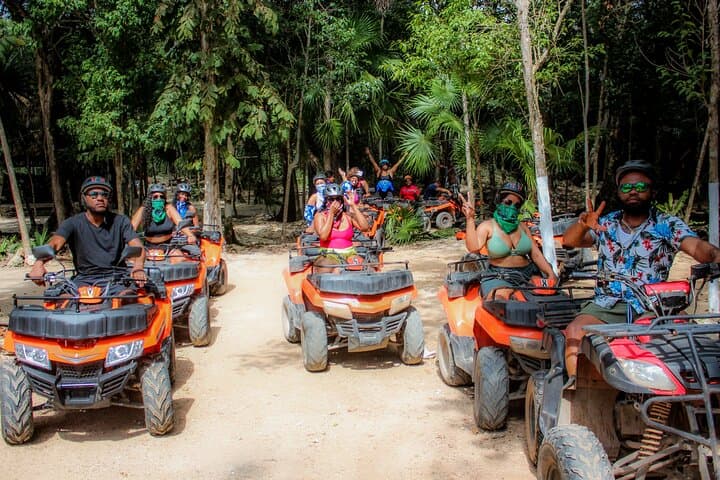 Half-Day Cancun ATVs, Ziplines & Cenote Park Adventure photo 2
