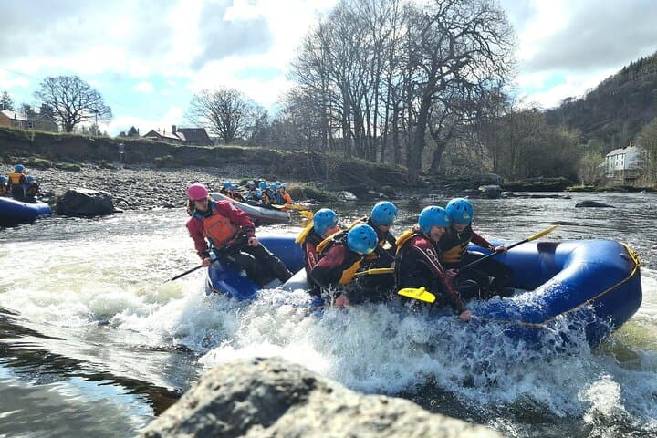 Playful Rapids on the Welsh Dee: FUN White Water Rafting in Llangollen