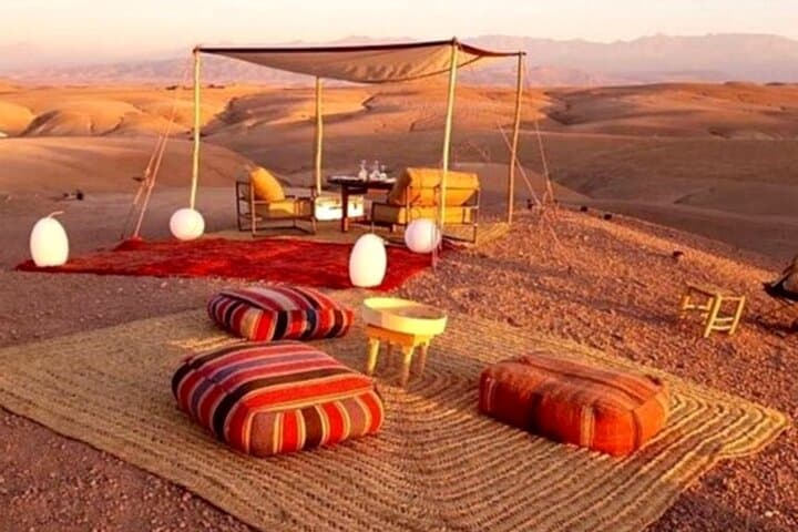 Agafay Desert Sunset Dinner & Camel Ride from Marrakech