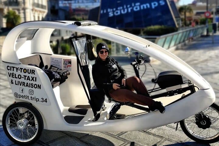 Explore Montpellier by Electric Bike Taxi: Private 1-Hour City Discovery photo 1