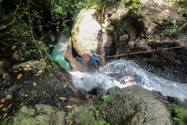 Blue Gorge Canyon Canyoning in Bali — Rappels, Jumps & Blue-Green Pools