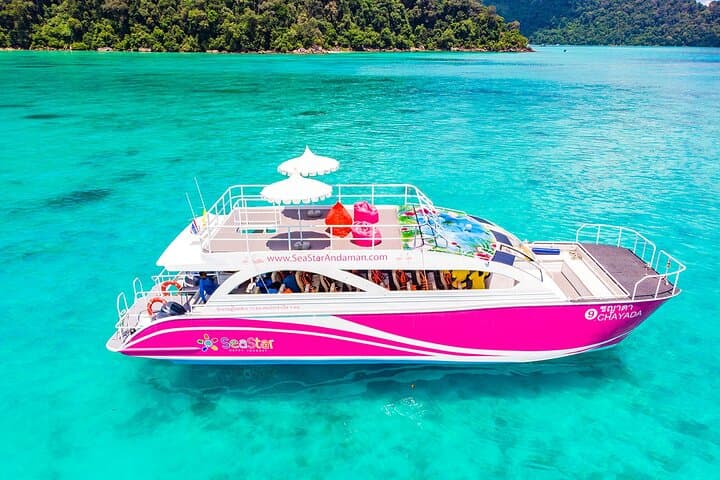 Phi Phi, Maya, Khai & Pileh Day Trip by Speed Catamaran — Island Snorkel and Beach Day from Phuket