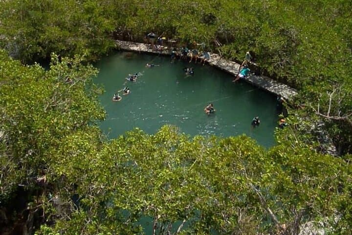 Holbox Private Sunset Tour: Yalahau Cenote, Isla Pasión & Sunset Views photo 3
