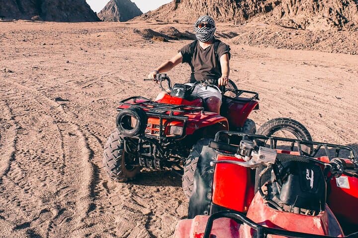 Sinai Desert Quad Biking, Camel Ride & Bedouin Dinner Experience