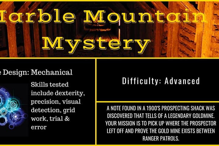 Marble Mountain Mystery — Vail Prospecting Escape Room Adventure photo 2