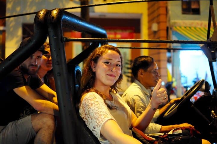 Saigon After Dark: Private Jeep Night Food & Rooftop Bar Tour photo 6