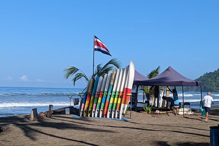 Learn to Surf in Jacó: 2-Hour Beginner Surf Lesson with Gear Included