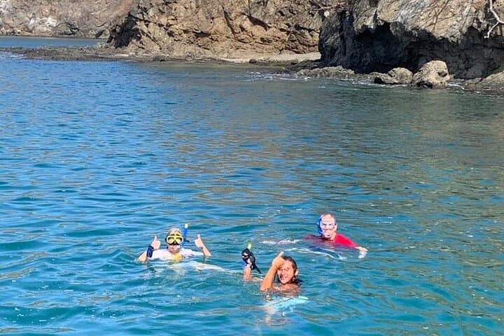 Playa Huevo Caves & Snorkel Boat Tour from Playas del Coco