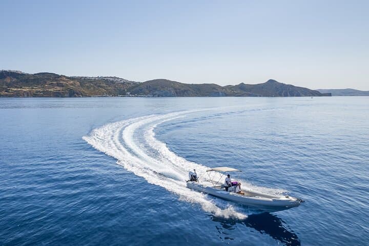 Milos Private RIB Tour: Marvel 9.6m Sea Adventure & Snorkel photo 2