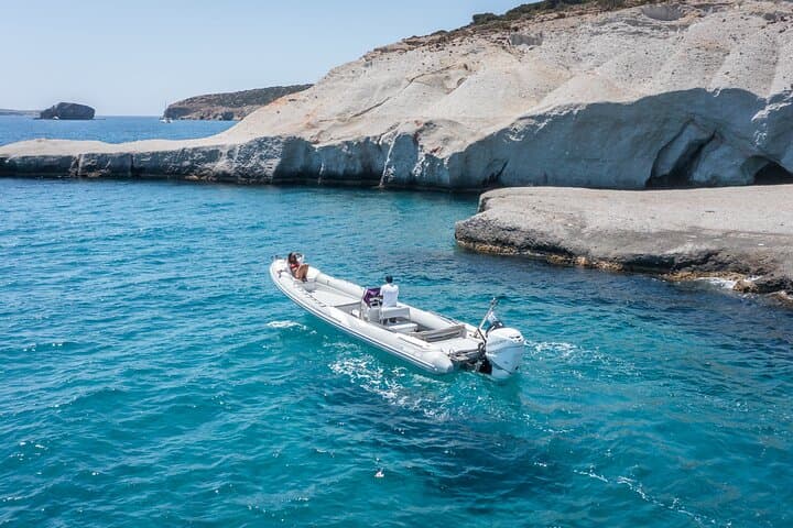 Milos Private RIB Tour: Marvel 9.6m Sea Adventure & Snorkel photo 3