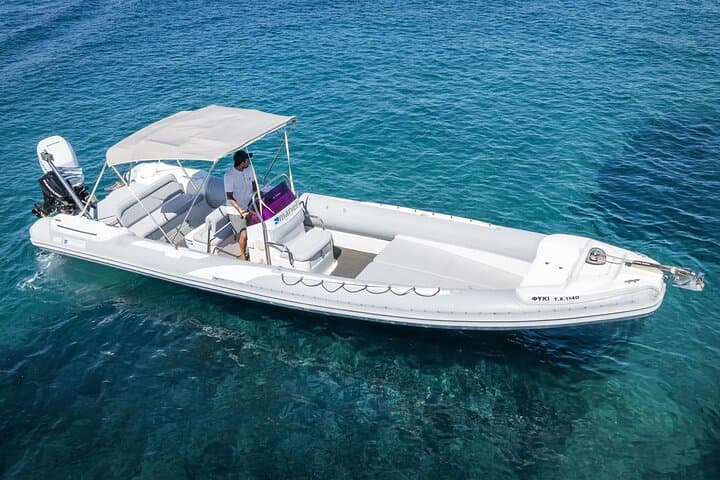 Milos Private RIB Tour: Marvel 9.6m Sea Adventure & Snorkel photo 6