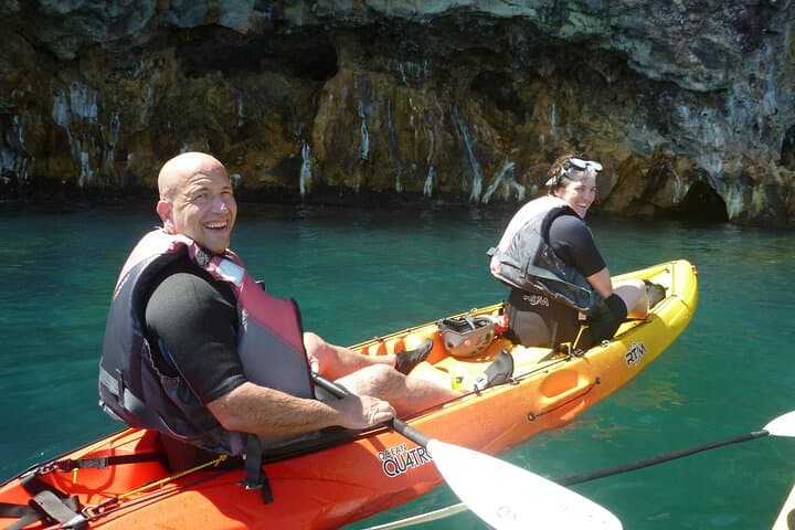 Explore Vulcano Island by Kayak and Coasteering: Paddle Caves, Thermal Bays & Fumaroles photo 4