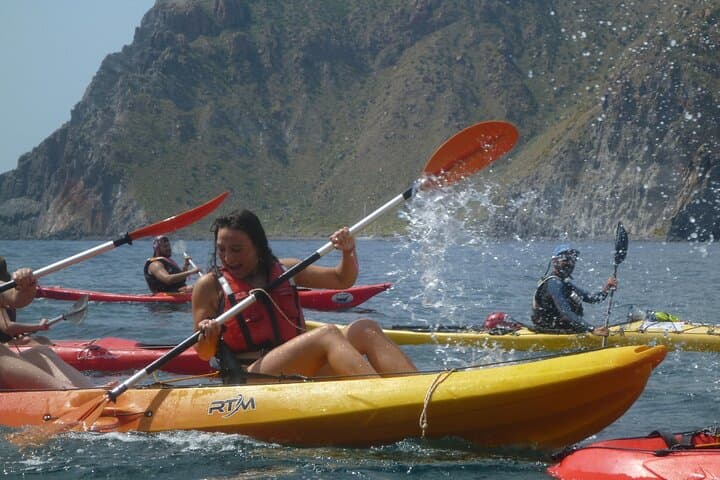 Explore Vulcano Island by Kayak and Coasteering: Paddle Caves, Thermal Bays & Fumaroles photo 6