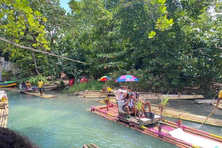 Climb Dunn's River Falls and Bamboo Raft the White River: Ocho Rios Adventure Combo photo 3