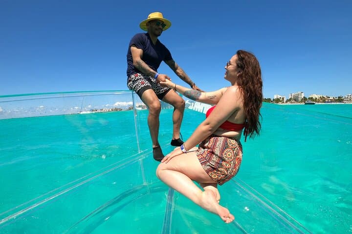 Clearboat Glass-Bottom Tour: Explore Cancun's Mangroves & El Meco Reef photo 6