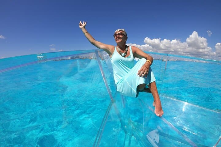 Clearboat Glass-Bottom Tour: Explore Cancun's Mangroves & El Meco Reef photo 2