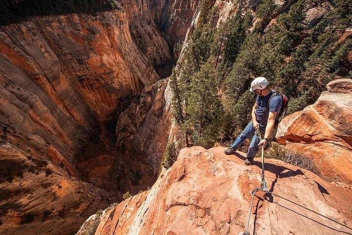 Above Zion Via Ferrata Private Group Climb - Kolob Reservoir Rim photo 3