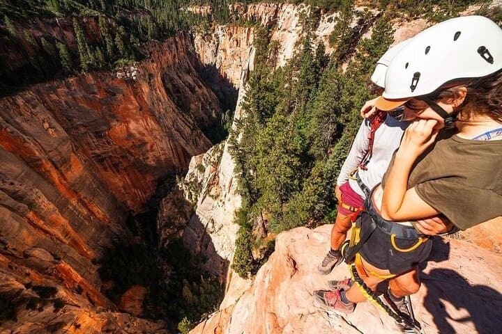 Above Zion Via Ferrata Private Group Climb - Kolob Reservoir Rim photo 4