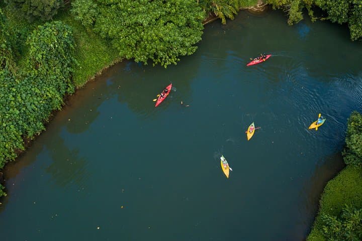 Full-Day Rentapao River Kayaking and Crystal Cascades Swim from Port Vila photo 1