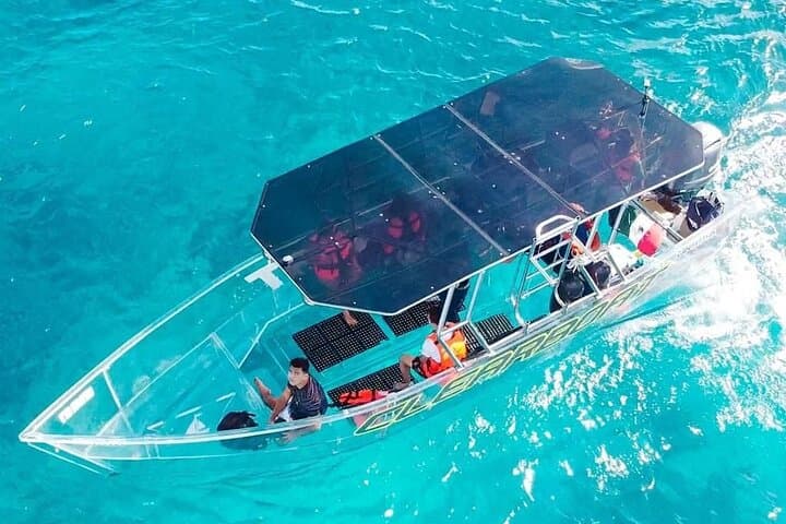 Isla Mujeres Clear Boat Tour: Coral Reef Views at La Cadenita and El Farito photo 4