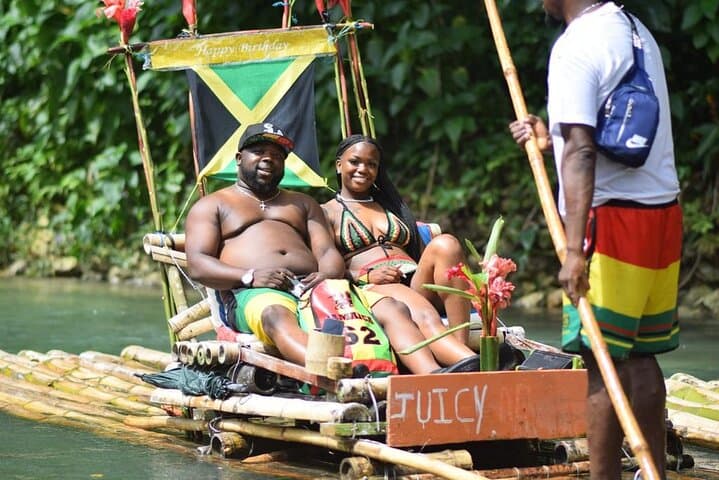 Montego Bay Bamboo Rafting and Margaritaville Hip-Strip Private Tour