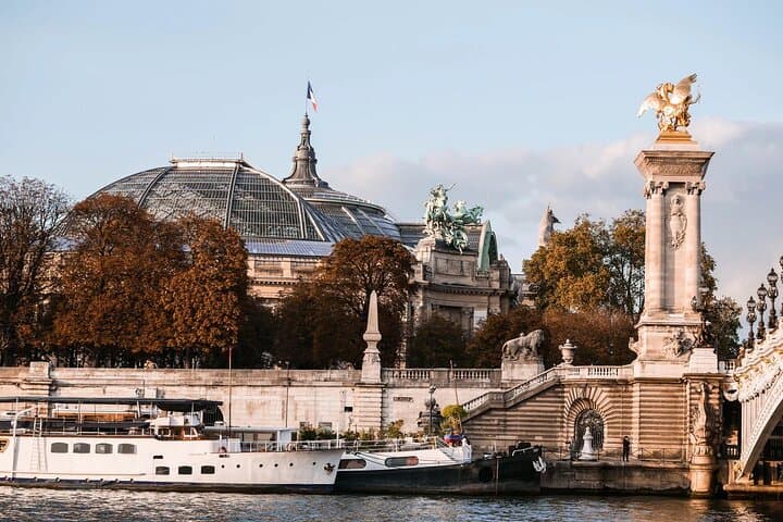Half-Day Paris Private Tour & Seine Dinner Cruise — Panoramic Drive and River Dinner