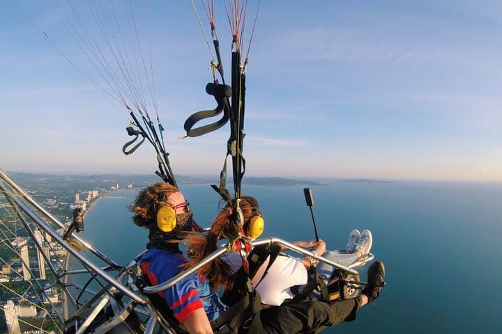 Tandem Paramotor Flight Over Pattaya and Jomtien Beach at Sunrise or Sunset photo 5