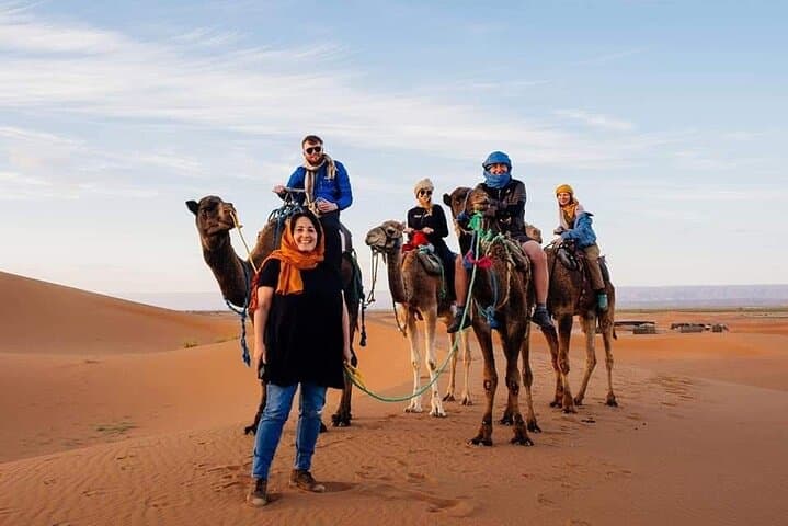 Erg Chebbi Sahara: 3-Day Camel Trek & Desert Camp from Marrakech