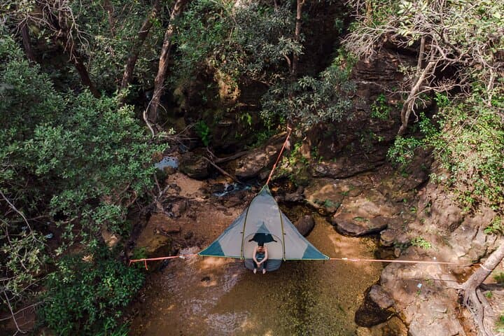 Tree-Tent Camping in Pachmarhi: Hang in Nature Overnight Hammock Tents photo 2