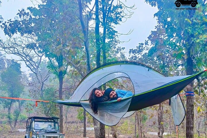 Tree-Tent Camping in Pachmarhi: Hang in Nature Overnight Hammock Tents photo 3