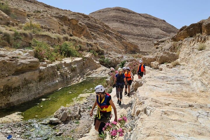 Full-Day Canyoning in Wadi Salaita: Desert Pools, Rappels & 4x4 Access from Amman photo 2